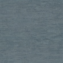 Weathered Stucco Dusty Blue Wallpaper