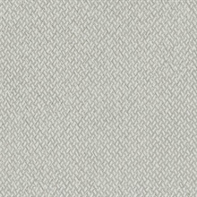 Weave It To Me Grey Geometric Wallpaper