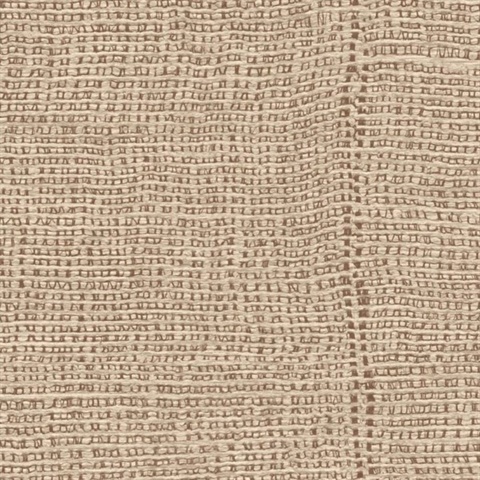 Weaver’s Seam Cinnamon Glow Commercial Wallpaper
