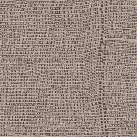 Weaver’s Seam Texel Taupe Commercial Wallpaper