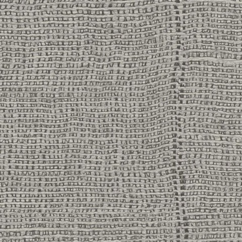 Weaver’s Seam Wooly Grey Commercial Wallpaper