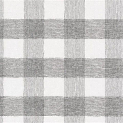Weft And Weave Charcoal Commercial Wallpaper