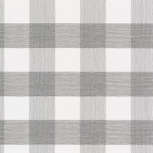 Weft And Weave Charcoal Commercial Wallpaper