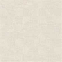 Wegener Ivory Geometric Wallpaper