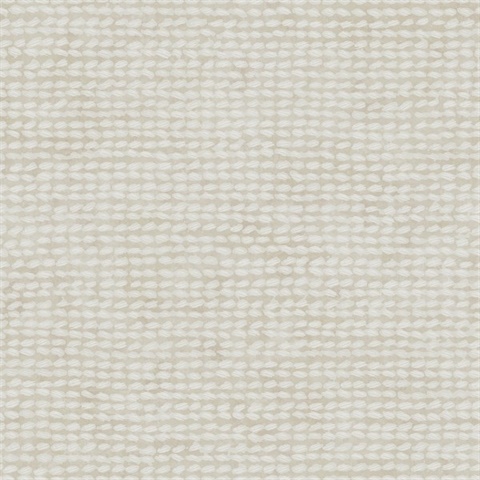 Wellen Light Grey Abstract Rope Texture Horizontal Stripe Wallpaper