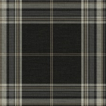 Westley Black Plaid Wallpaper