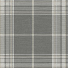 Westley Grey Plaid Wallpaper
