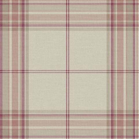 Westley Magenta Plaid Wallpaper