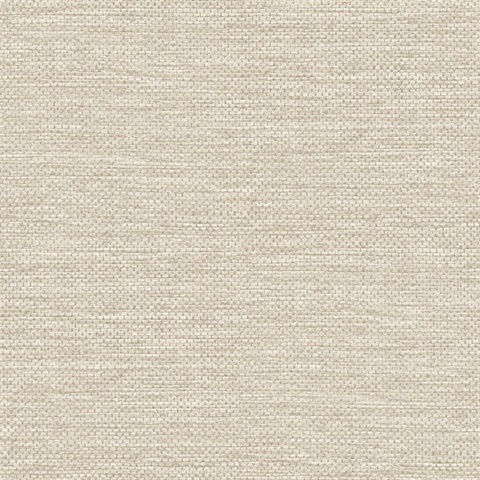 Wheat Malin Faux Weave Wallpaper