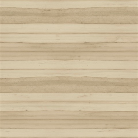 Wheat Pandora Horizontal Stripe Wallpaper