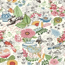 Whimsy Multicolor Fauna Wallpaper