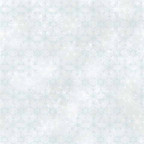 White & Aqua Disney Frozen 2 Snowflake Wallpaper