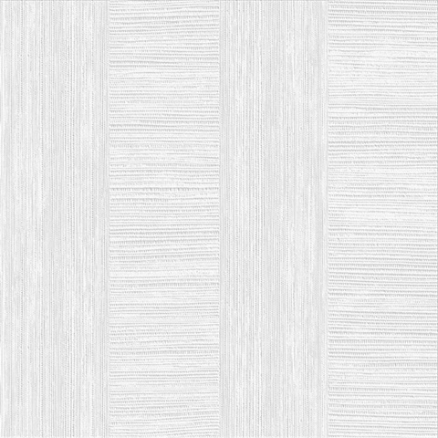 White Bean Verical Faded Linen Stripe Wallpaper