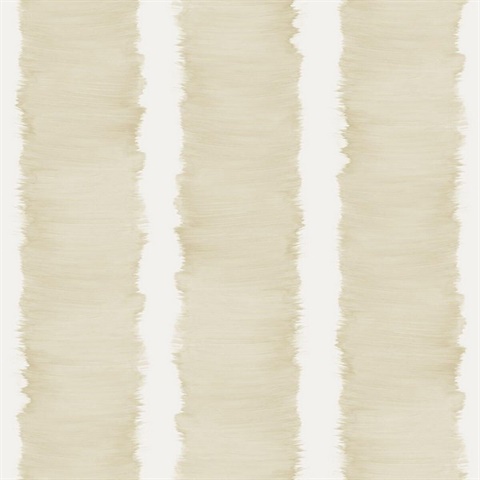 White & Beige Commercial Stripe Wallpaper