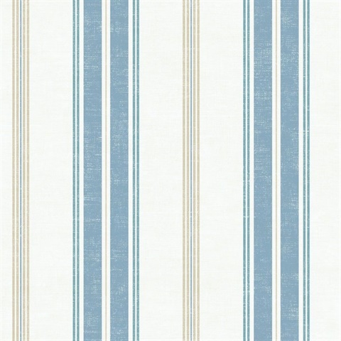 White, Biege & Blue Commercial Lilla Wallpaper