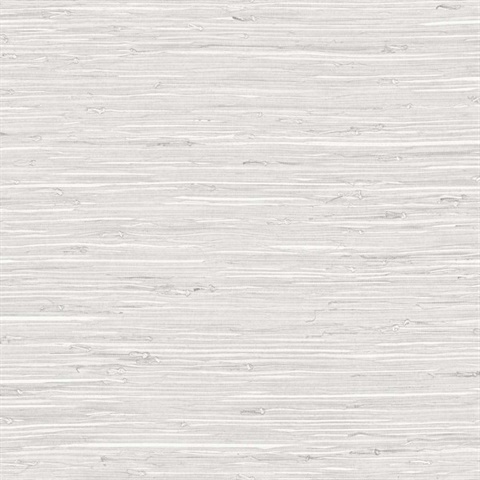 White Birch Marion Faux Arrowroot Cloth Wallpaper