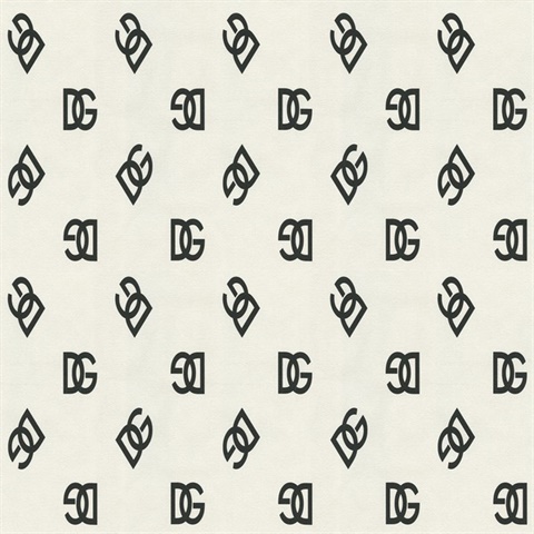 White & Black DG Words Lorenzo Wallpaper