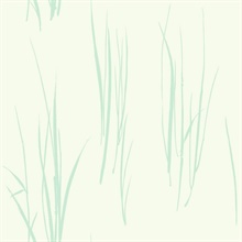 White & Blue Commercial Grasses Wallpaper