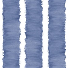 White & Blue Commercial Stripe Wallpaper
