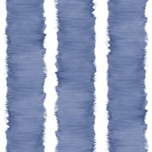 White & Blue Commercial Stripe Wallpaper