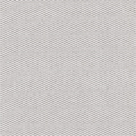 White Checkerboard Natural Weave Texture Wallpaper