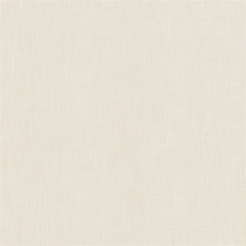 Classic Linen White Wallpaper