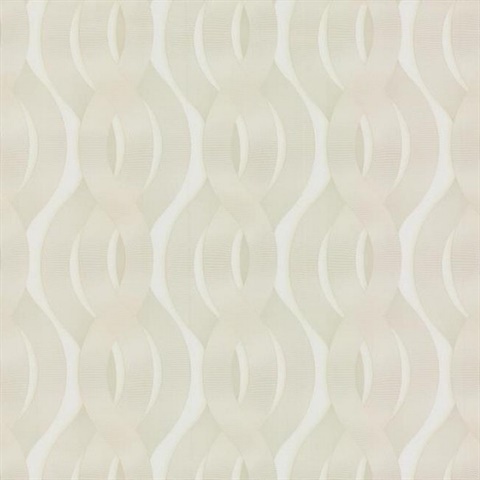 White & Cream Nexus Wallpaper