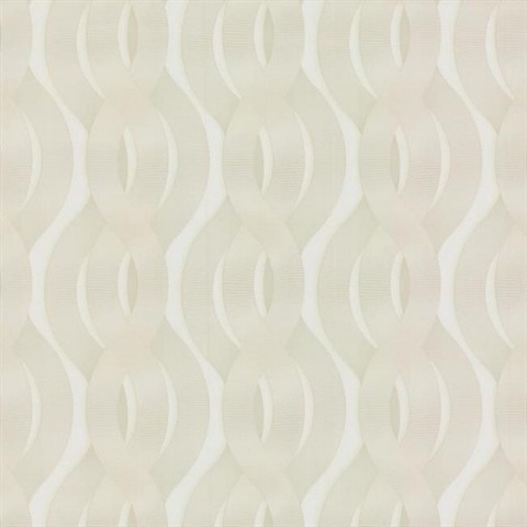 White & Cream Nexus Wallpaper