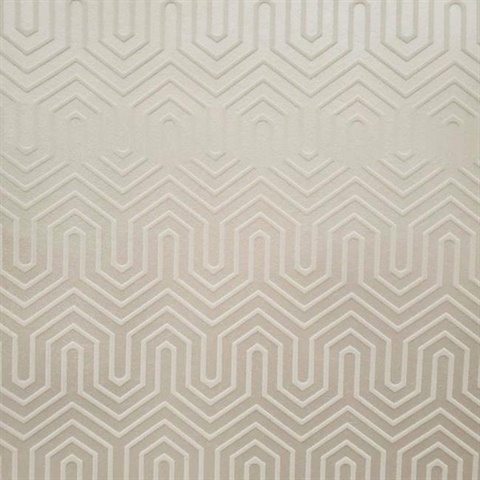 White Felt Textured Labyrinth Wallpaper