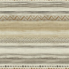 White & Gold Commercial Tribal Stripe Wallpaper