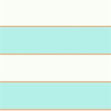 White, Green & Orange Commercial Beach Sail Stripe Wallpaper