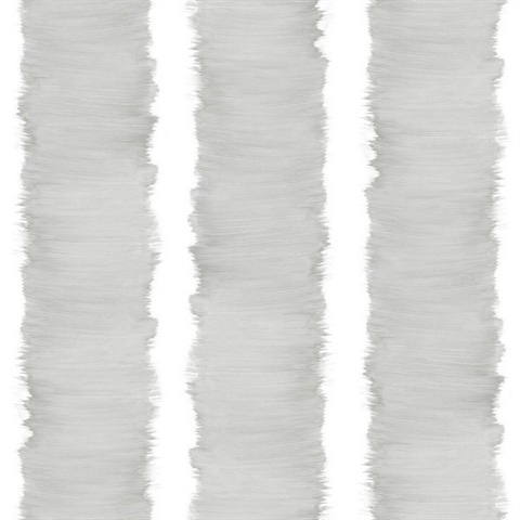 White & Grey Commercial Stripe Wallpaper