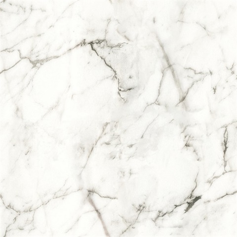 White & Grey Palace Marble Peel and Stick Wallpaper