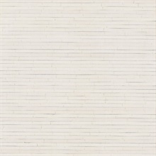 Handcrafted Shimmering Paper White Wallpaper