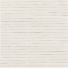 Handcrafted Shimmering Paper White Wallpaper