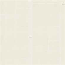 White Italian Faux Linen Luna Wallpaper