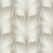 White Lotus Light Stripe Wallpaper