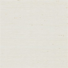 Maguey Natural Sisal Grasscloth White Wallpaper