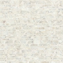 White Pearl Capiz Shell Tile Wallpaper