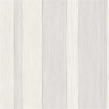 White Radnor Faux Wood Plank Wallpaper