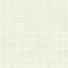 White Remodel Geometric Wallpaper