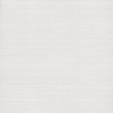 White Silk Textured Faux Fabric Wallpaper