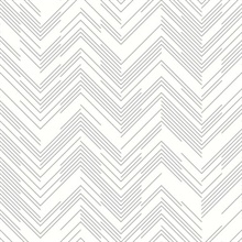 White & Silver Modern Chevron Line Wallpaper