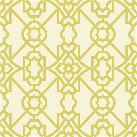 White & Yellow Commercial Alex Wallpaper