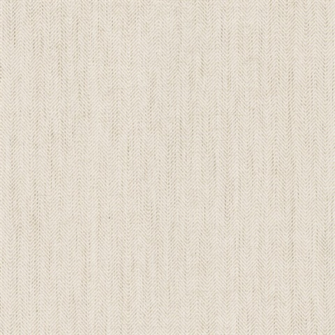 Tailored Weave White Wallpaper