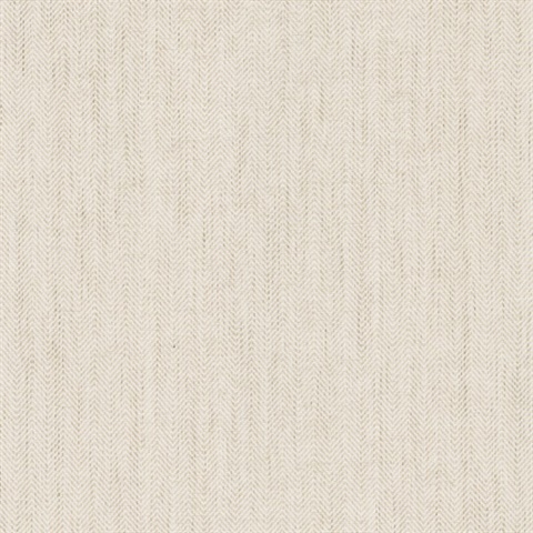 Tailored Weave White Wallpaper