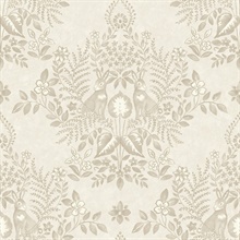 Wicker Cottontail Toile Peel &amp; Stick Wallpaper