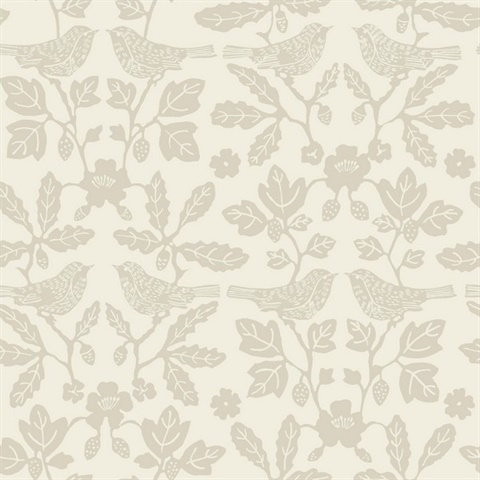 Wicker Sparrow & Oak Peel & Stick Wallpaper