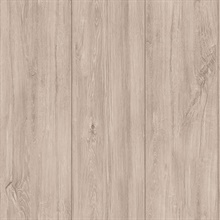 Wide Plank White Ash Peel and Stick Wallpaper