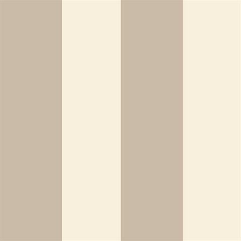 Wide Stripe Beige Cream Italian Wallpaper